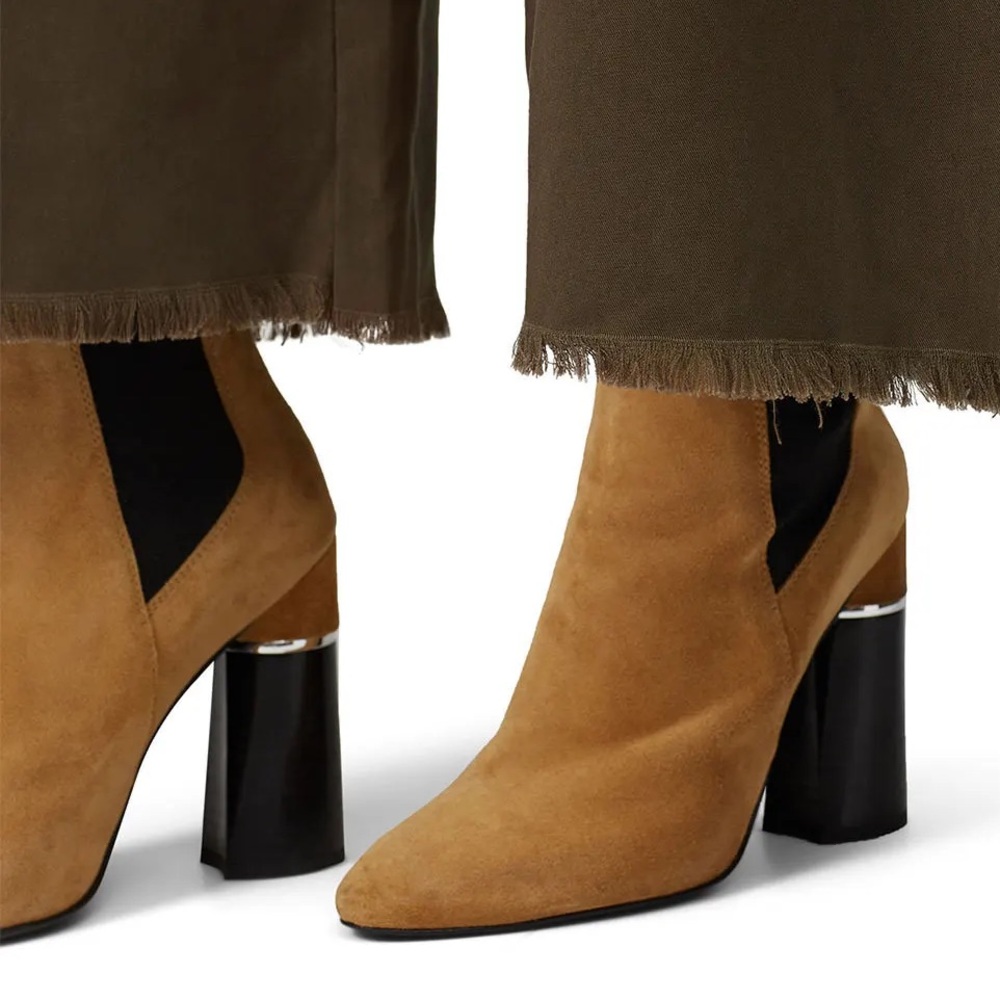 3.1 Phillip Lim Tan and Black Ankle Boots
